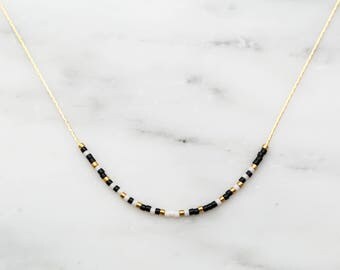 Morse Code Necklace / Customized Personalized Necklace / Gold Layering Necklace / Dainty Necklace / Bridesmaid Necklace / Birthday Idea