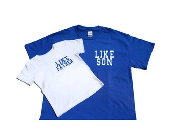 Fathers Day Gift/ Fathers day/ - Big Man Little man / Like Father Like Son / father son tshirt/ matching father son shirt