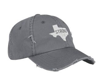 TEXAS STRONG Embroidered Baseball Caps for All Ages, Toddler and Childrens Caps, Dad Hat, Unstructured Hat, Houston Strong, #texasstrong