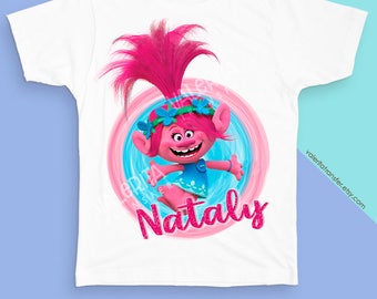 Trolls Iron On Transfer Trolls Printable Trolls birthday