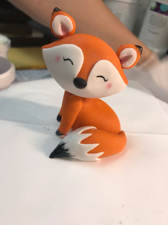 3d edible fondant fox 3d edible fondant fox