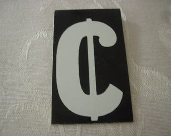 Vintage Sign Board Cent 2 1/2 Inches By 1 1/2 Inches