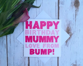 Baby bump card | Etsy