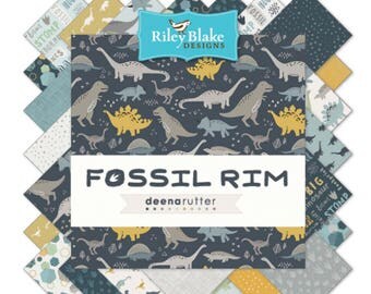 10" Stacker Fossil Rim by Deena Rutter for Riley Blake Designs-42 Fabrics