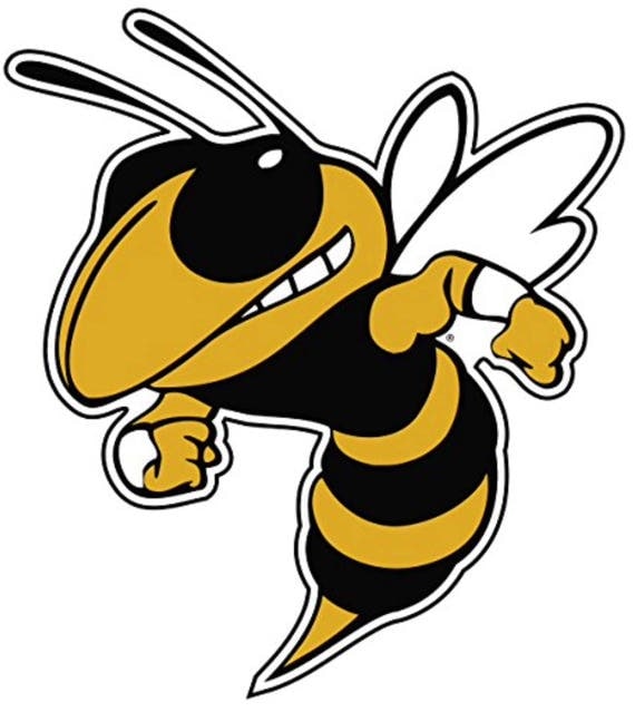 GT Georgia Tech Yellow Jackets Large Die-Cut Vinyl Decal