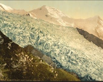 Poster, Many Sizes Available; Aiguille Du Gouter, Chamonix Valley, France Lccn2001697628