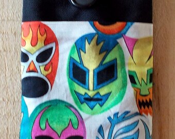 Lucha Libre Print Fabric Smartphone Case