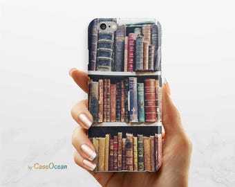 BOOK phone case, iPhone 7 6 6s Plus phone case iPhone SE 5 5s phone case Samsung Galaxy S8 Plus S7 Edge S6 S4 S3 vintage book phone case