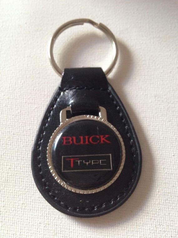Buick TType Keychain Black Leather Key Chain