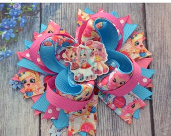 CHRISTMAS SALE Shopkins hair bows Shopkins birthday party Shopkins birthday gift Baby girl headband Gift for sister Shopkins hair clip Ha...