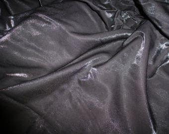 NO. 51 FABRIC SATIN GLOSS - BLACK - COUPON 155CM X 3 M