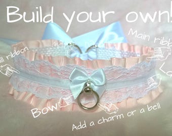 Build your own delicatess collar - bdsm proof bondage ddlg little space petplay strong