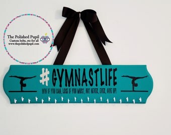 Medal or ribbon holder gymnast medal holder, sports medal holder