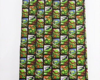 Tissu Coton imprimé thème "Tortues Ninja"