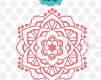 Download Lotus Mandala svg Lotus vector clipart Yoga svg Namaste