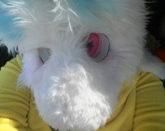 Custom fursuit head (spot) (read description)