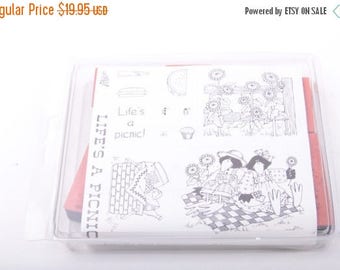 Vintage, Stamp Set, Stamping Up, Life's a Picnic, Summer, Card Making, Scrapbooking, Cute, Text ~ Sir Stampington ~ 170113