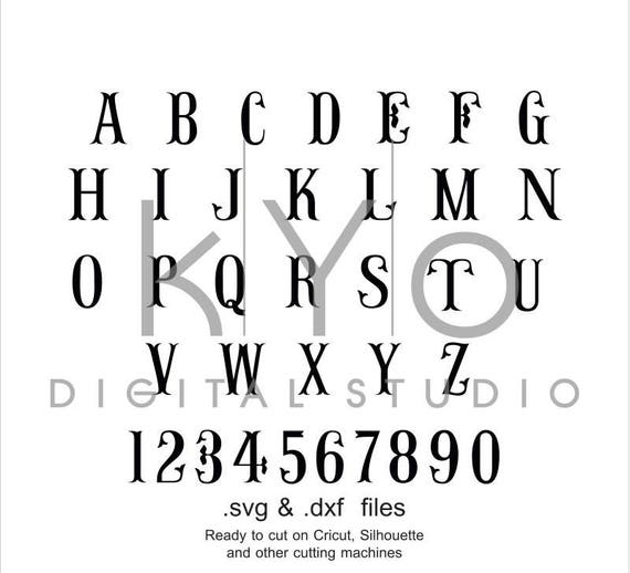 Download Cricut Fonts Bundle SVG cut files, Digital Font svg ...