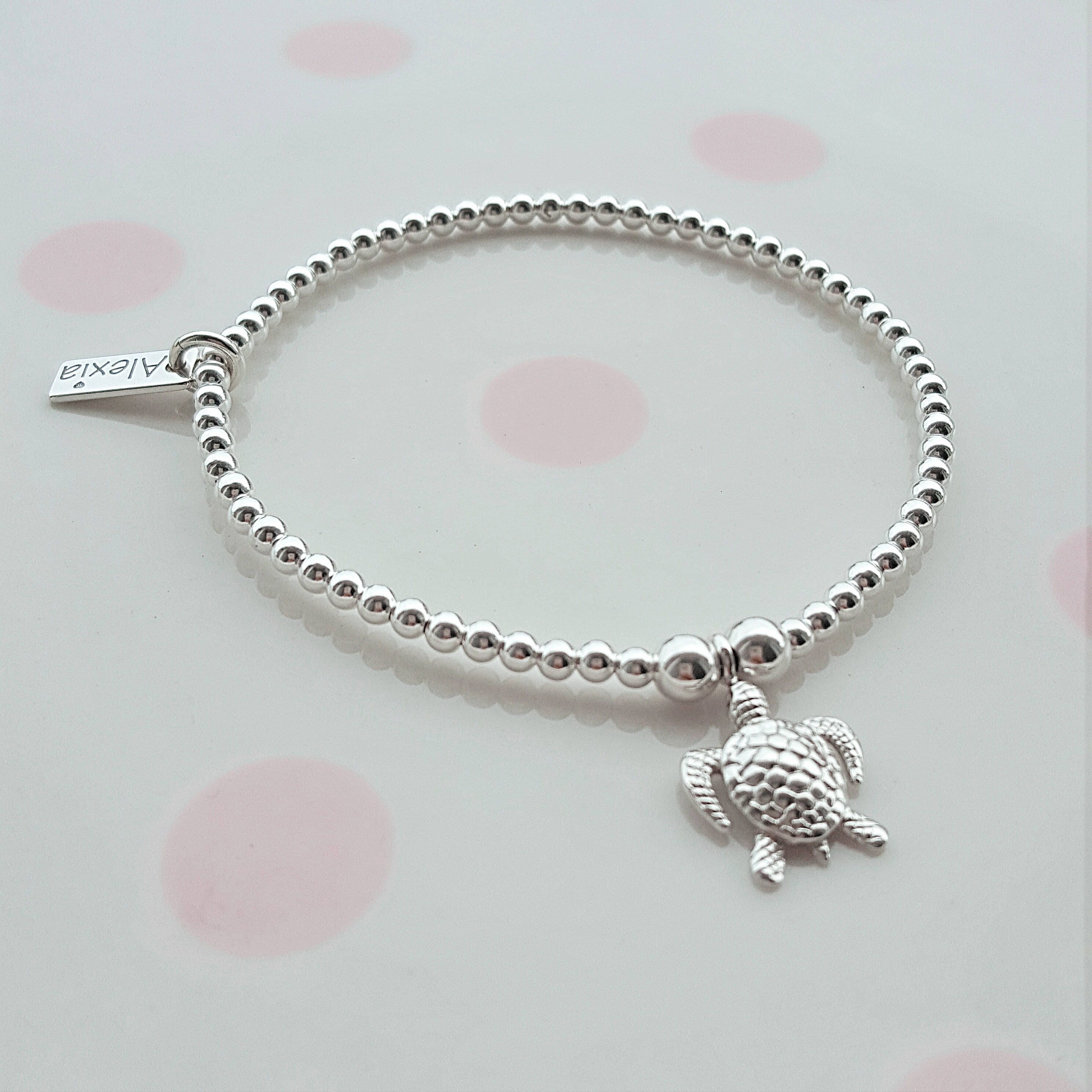 Sterling Silver Turtle Bracelet Turtle Jewellery Sterling