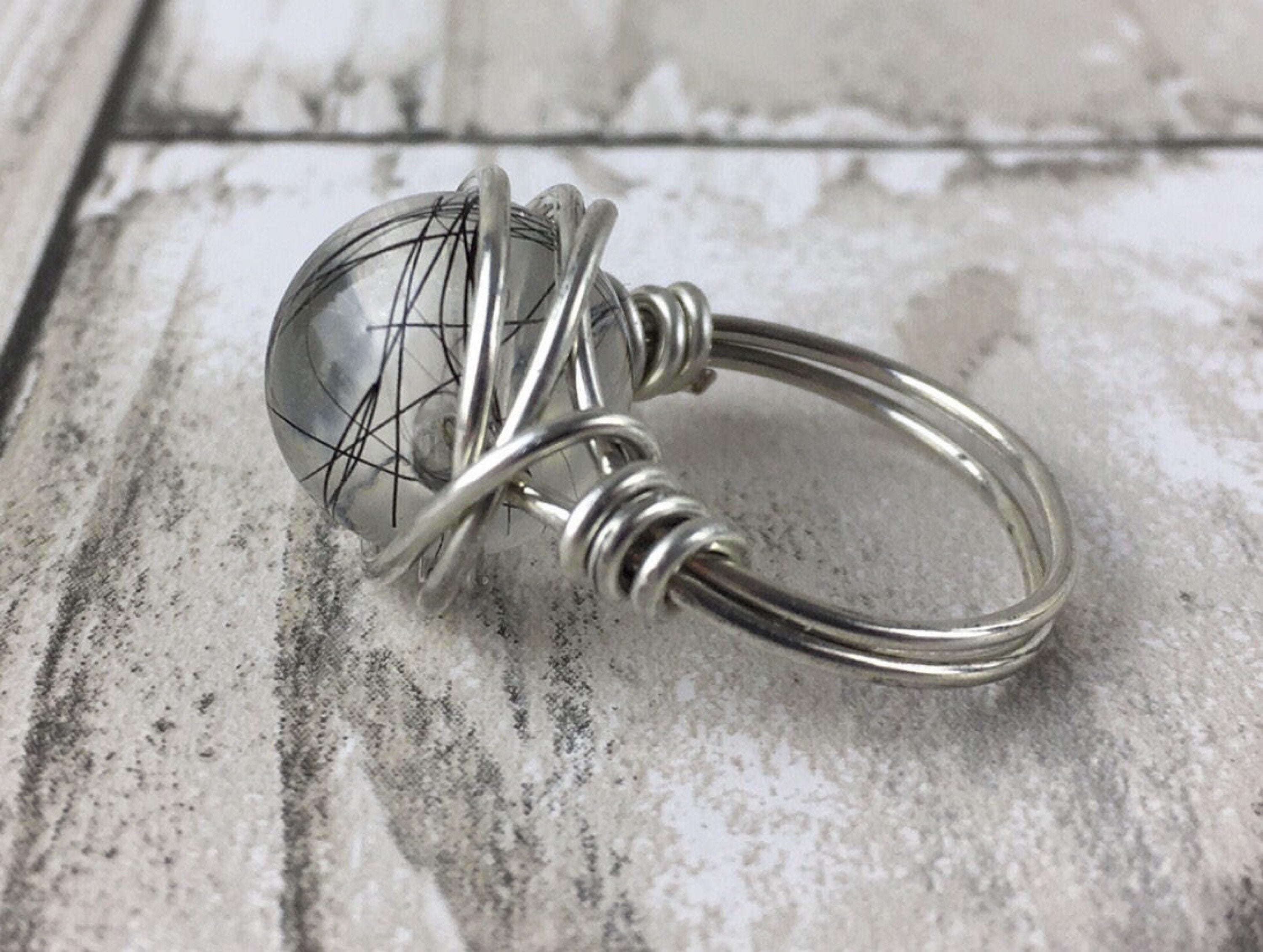 Pet memorial jewelleryresin ringpet hair keepsakepet