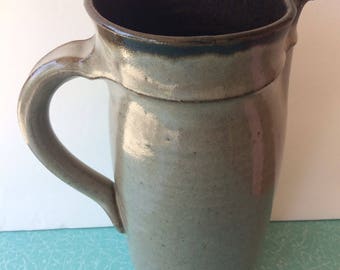 1963 Sasha Makovkin Pitcher Stoneware Pottery