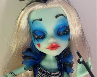 Monster High OOAK BJD Custom Art Doll Frankie Stein Magician