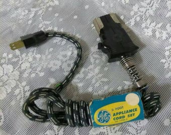 General Electric Appliance Cord Set Vintage Item