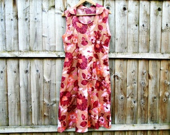 Handmade Dress - Floral Dress - Knee Length - Summer - Sleeveless