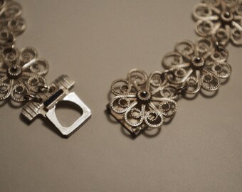 Silver filigree bracelet - 830S