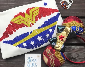Superhero Shirt | Super Hero Shirt | Ladies Shirt | Superhero Gift Idea | Adult Clothing | Wonder Woman Shirt | Wonder Woman Tank Top