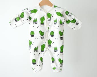 Сactus baby Sleepsuits, baby onepiece, Sleepsuits, baby sleepware
