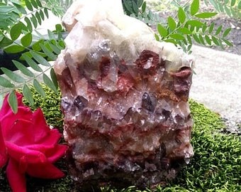 30% off Tricolor Calcite mexico banded calcite natural crystal cluster Crystal decor healing crystal large crystal y16