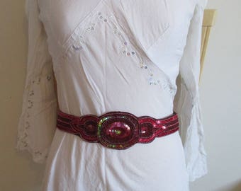 oriental style red belt