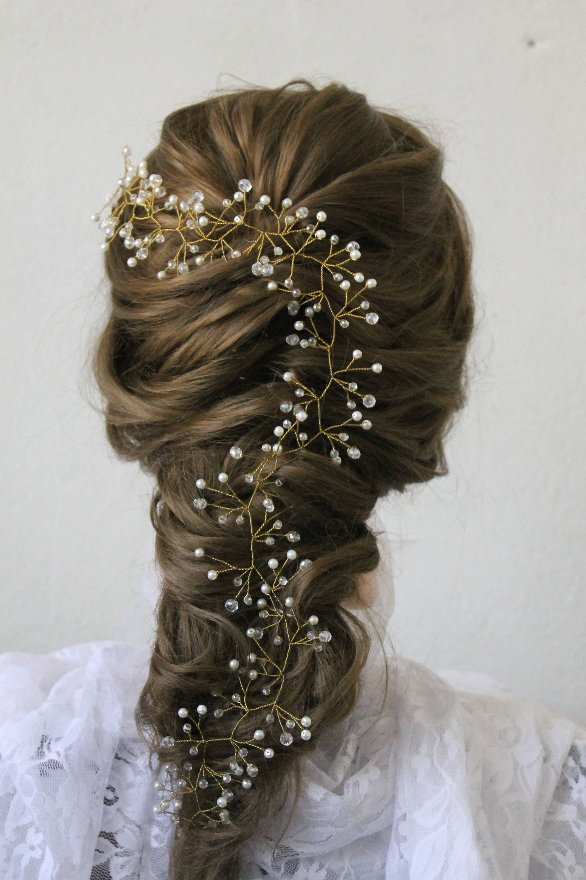 Bridal Crystal wreath prom hair accessories hair wreath