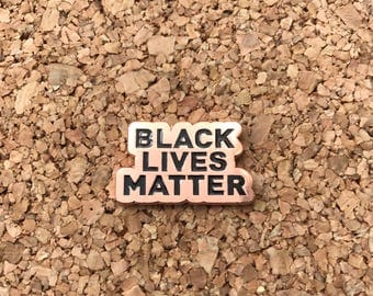 Black Lives Matter Lapel Pin - COPPER
