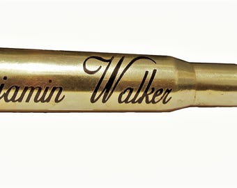 Personalized .50 cal Bullet Urn Cremation Keepsake - Real Bullet - 50 BMG (With or Without Key-Ring Variation)