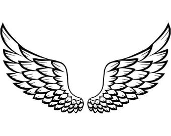 Free Free Layered Angel Wings Svg 110 SVG PNG EPS DXF File