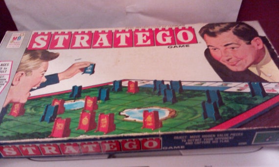 Vintage Stratego Board Game Milton Bradley 1961 Complete Vintage Stratego Board Game Milton Bradley 1961 Complete
