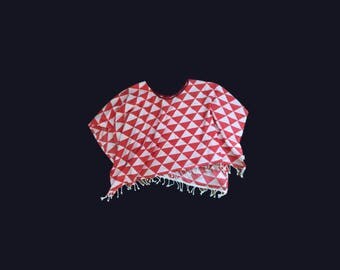 Poncho, shawl, cloth, with fringes, ibiza boho look