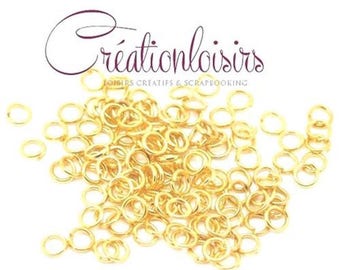 150 3.5 jump rings color mm nickel plated