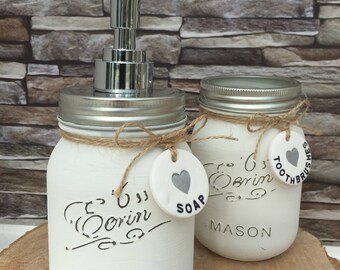 Bathroom Jar mason jar bathroom | etsy Bathroom Jar mason jar bathroom | etsy