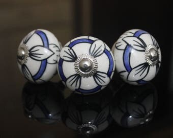 Ceramic knob Handmade poignées de meubles Cabinet Möbelknopf Dresser Keramikknöpfe drawers Bouton Perillas -Price is of 1 knob (OHK0131)