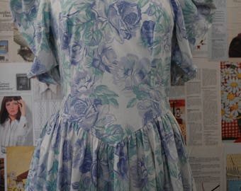 Vintage 1980s Laura Ashley Prom Dress