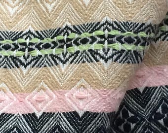 Fabric multicolor cotton jacquard in 150 cm wide