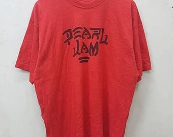 OFF Vintage Band Pearl Jam T-shirt XL Size