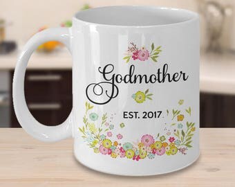 Godmother Mug, Baptism Gift, Will You Be My Godmother, Godmother Gift, Godmother Present, Be My Godmother, Christening Gift, Baptism Mug