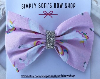 Unicorn Hair Bow Etsy   Il 340x270.1424606217 Fdz7 