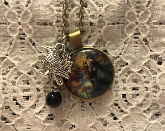 Maleficent Charm Necklace/Maleficent Jewelry/Maleficent/Maleficent Pendant/Sleeping Beauty Jewelry/Maleficent Necklace
