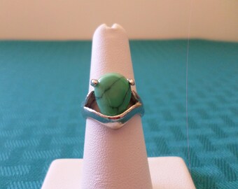 Turquoise Statement Ring, Turquoise Ring, Statement Ring, Turquoise Jewelry, Boho Turquoise Ring, Bold Statement Ring