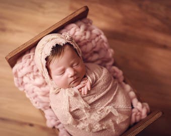 MAUVE Thin and thick mini blanket/mauve blanket/basket stuffer/bump blanket/Newborn Photography Props/layering blanket/photo prop/preorder